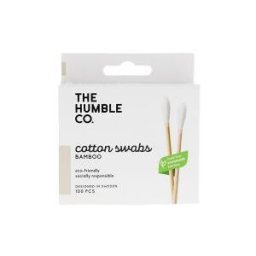 The Humble Co. Boite de 100 Cotons Tiges en Bambou - Boîte 100 cotons-tiges
