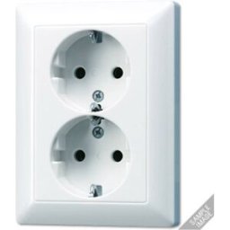 Jung x2 Insert Prise 2P+T blanc-alpin AS5020KIUWW 1 pc(s)