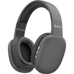 Denver BTH-252MK2 Micro-casque supra-auriculaire Bluetooth, sans fil, filaire Stereo noir micro-casque, volume réglable, télécommande, affichage de la charge
