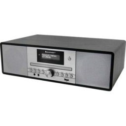 soundmaster Radio de table DAB+, FM, FM CD, USB, FM, MP3, DAB+, AUX avec télécommande, fonction réveil noir