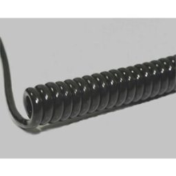 BKL Electronic 1506306 Câble spiralé Li12YD11Y 400 mm / 1600 mm 6 x 0.50 mm² noir 1 pc(s)