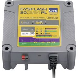 GYS GYSFLASH 20.12/24 PL 026049 Chargeur automatique 12 V, 24 V 7 A, 15 A, 20 A