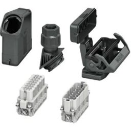 Phoenix Contact HC-EVO-A16UT-BWSC-HH-M25-PLRBK Set de capot, boîtier, raccord à vis, insert pour contacts mâles et femelles de contact Contenu: 1 set