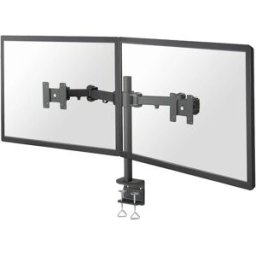 Support de table pour écran Neomounts FPMA-D960D 25,4 cm (10) - 68,6 cm (27) inclinable, mobile, rotatif, extensible noir