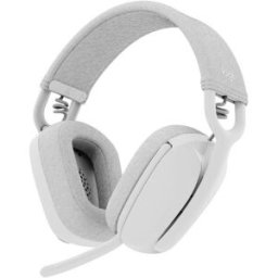 Logitech ZONE VIBE 100 Micro-casque supra-auriculaire Bluetooth Stereo blanc Suppression du bruit du microphone, Noise Cancelling volume réglable, mise en