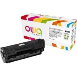 Owa Toner Compatible Hp Lj 1012 1022 M1005 3015/q2612a/12a Black One Size unisex