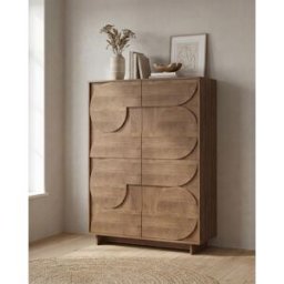 Vivabita Buffet haut contemporain coloris mercure Zenitude Mercure