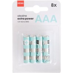 HEMA 8 Piles Alcalines AAA Extra Power