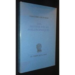 Dix petites pièces philosophiques Giacomo Leopardi Le Temps qu'il fait