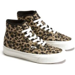 Vans Baskets Authentic Hi 2.0 Leopard Black / Incense EU 40 1/2 Homme,Femme