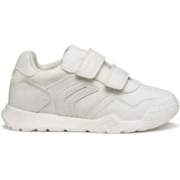 Geox Baskets Sans Lacets Junior Rann-e White EU 24 Garçon