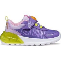 Geox Baskets Sans Lacets Junior Activart Illuminus Violet / Acid Green EU 24 Fille