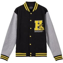 Cerda Harry Potter Sweat-shirt à Zip Harry Potter Hufflepuff Black S Garçon,Fille