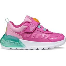 Geox Baskets Sans Lacets Junior Activart Illuminus Fuchsia / Seawater EU 30 Fille
