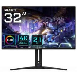 Gigabyte Écran Incurvé Gaming Fo32u2p 31´´ 4k Oled 240hz Black One Size unisex