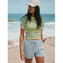 Next Light Blue Pull On Shorts Light Blue EU 42 Petite (UK 14 P)