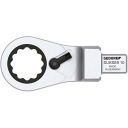 Gedore 2827735 Clé mixte à cliquet à enficher 10 mm
