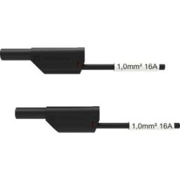 Schützinger VSFK 8500 / SIL1 / 100 / SW Cordon de mesure de sécurité mâle 4 mm mâle 4 mm 100.00 cm noir 1 pc(s)