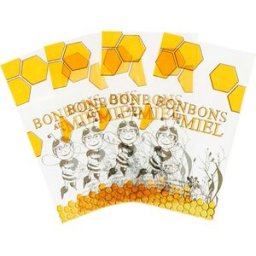Apiculture.net - Matériel apicole français Carton de 5000 sachets imprimés Bonbons au miel 500g