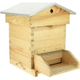 Apiculture.net - Matériel apicole français Muselière anti-frelons pour ruche Warré