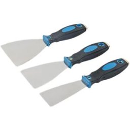 Apiculture.net - Matériel apicole français Jeu de 3 spatules en inox