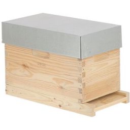 Ecoruche : Ruches Classiques en Bois Ruchette à tenons Dadant 6 cadres Hoffmann + Fond aéré