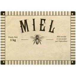 Apiculture.net - Matériel apicole français 1000 étiquettes Rustique 1kg (70x50)