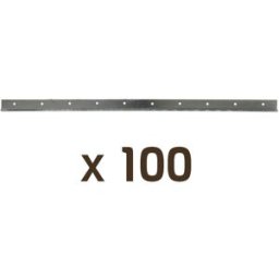 Apiculture.net - Matériel apicole français 100 bandes lisses 375mm pour ruches 10 cadres
