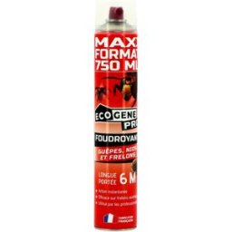 Apiculture.net - Matériel apicole français Aérosol frelons/guêpes longue portée 6m MAXI FORMAT 750ML
