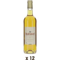 Apiculture.net - Matériel apicole français 12 bouteilles d'hydromel artisanal 75cl Miels Lombard