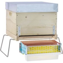 Quarti - Fabriquant Italien de Matériel Apicole Lot de 2 trappes à pollen d'entrée anti-frelons Quarti