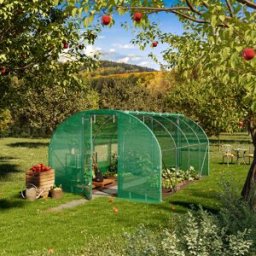 TOOLPORT 2x3m Serre tunnel, Bâche PE, vert - (8988)