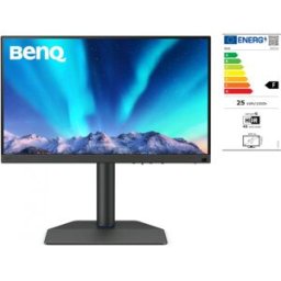 BenQ SW272U Moniteur de photographie 27" IPS 4K gris avec cache de protection contre la lumière