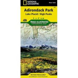 Carte de randonnée n° 742 - Adirondack Park - Lake Placid/High Peaks (New York) National Geographic