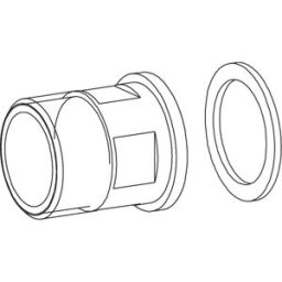 Insert Grünbeck avec clapet anti-retour 1" 101644e et joint plat pour BOXER