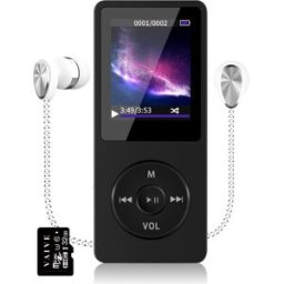 VAIVE HiFi MP3 / MP4 Player Bluetooth - Enregistreur vocal - Dicataphone - Radio FM