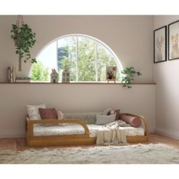 Ma Chambre d'Enfant Lit enfant montessori Adao Noisette 90x190 cm