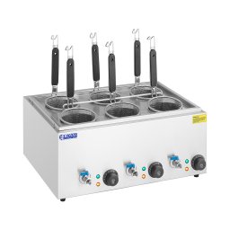 Cuiseur à pâtes avec 6 paniers - Température : 30 - 110 °C