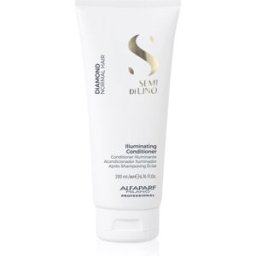 Alfaparf Milano Semi di Lino Diamond Illuminating après-shampoing éclaircissant pour des cheveux éclatants et faciles à coiffer 200 ml