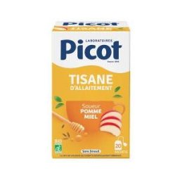 Picot Tisane d'Allaitement Saveur Pomme Miel Bio 20 Sachets de 2 g - Boîte