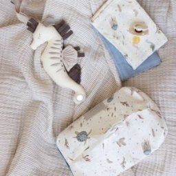 Cam Cam Copenhagen Lot de 3 langes en mousseline Sea Garden