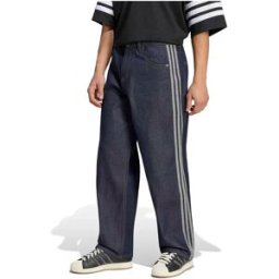 Adidas Originals Jean Firebird Adicolor Mid-rise Straight Leg Indigo Denim 32 Homme