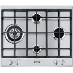 SMEG Table De Cuisson à Gaz Slr64sgh 60 Cm 4 Feux Black One Size unisex