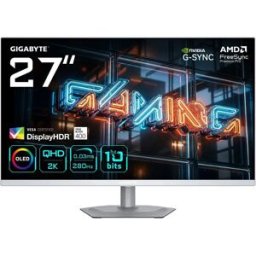 Gigabyte Écran Gaming Mo27q2a Ice 27´´ 4k Oled Oled 240hz White One Size unisex