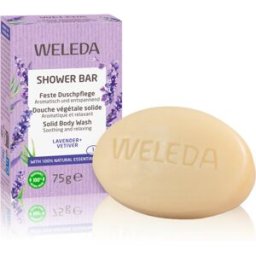 Weleda Shower Bar Lavender savon solide à la lavande 75 g
