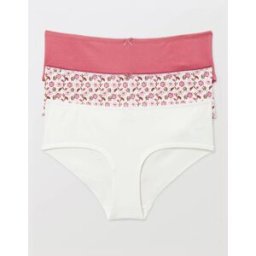 MONOPRIX Lot de 3 shorties GARANCE en coton BIO GOTS XL
