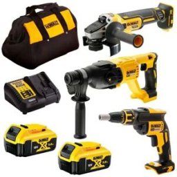 Dewalt Kit D´outils électriques 18v Xr Dck304p2 Yellow / Black One Size