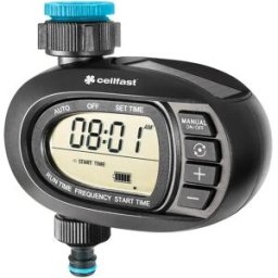 Cellfast Programmateur D´arrosage Energo Solar Black One Size
