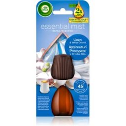 Air Wick Essential Oils Linen & White Orchid recharge pour diffuseur d'huiles essentielles 20 ml