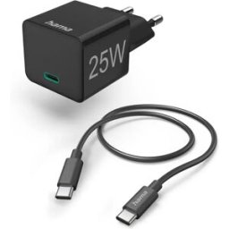 Hama Chargeur Mural Usb-c Super Mini 25w Black One Size unisex